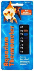 LCR Hallcrest Liquid Crystal Aquarium Thermometer Vertical, Mini