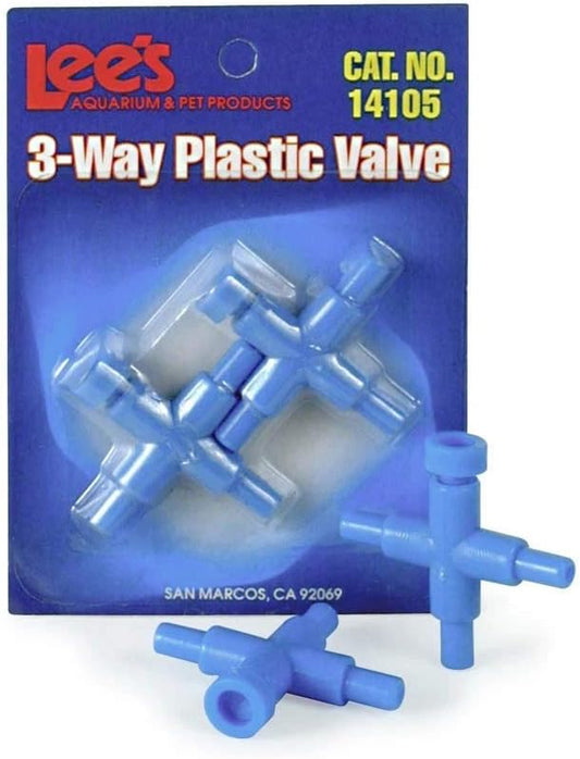Lee's Pet Products ALE14105 2-Piece 3-Way Plastic Valve for Aquarium Pumps