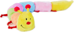 ZippyPaws Deluxe Caterpillar- Dog Toys to Keep Them Busy, For Medium & Large Dogs, Squeaky Pet Toy for Boredom, Stuffed Chew Toy, Soft Plush Puppy Products, 6 Blaster Squeakers & 1 Round Squeaker