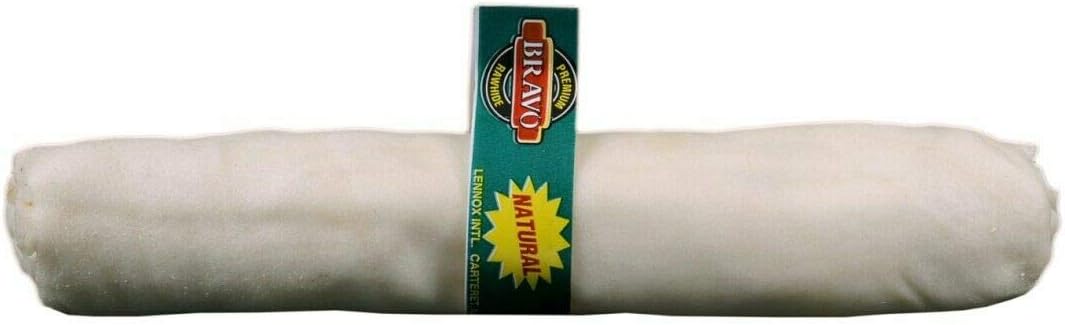The Rawhide Express Natural Retriever Roll Dog Chew, 9 By 10-Inch
