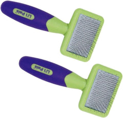 Coastal Pet Li'l Pals Dog Slicker Brush with Coated Tips - Dog Grooming Brush for Small Breeds & Puppies - One Size