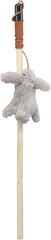 Skinneeez Stuffing-Free Forest Friends Cat Teaser Wand Toy with Catnip – Interactive Play for Cats and Breeds, Assorted Characters, 12-Inch
