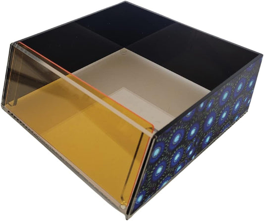 Flipper Cleaner Ultra Clear Aquarium Top Down Underwater Viewer with Removable Orange Filter for Coral and Fish Observation - Aquarium Filter with Unique Artwork Box - Ideal for Color Coral and Reef Pictures