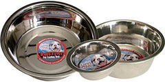 Loving Pets Quart Traditional Stainless Steel Dish Pet Bowl