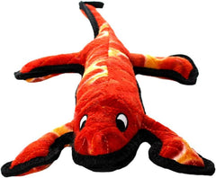 TUFFY - World's Tuffest Soft Dog Toy - Desert Lizard - Squeakers- Multiple Layers. Made Durable, Strong & Tough. Interactive Play (Tug, Toss & Fetch). Machine Washable & Floats