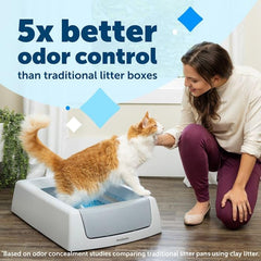 ScoopFree by PetSafe Complete Classic Auto Self-Cleaning Litter Box, Large