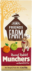 Tiny Friends Farm Supreme Russel Premium Munchers Carrot Healthy Baked Bites for Rabbits 4.2oz