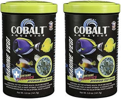 Cobalt Aquatics Marine Vegi Flakes with Probiotics- for Marine and Reef Fish of All Types