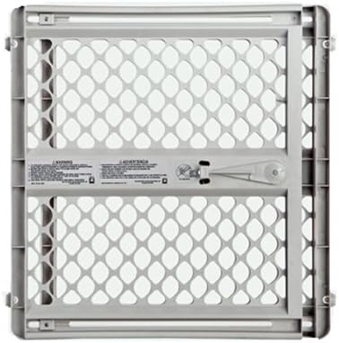 North States 8625 Pet Gate, Light Gray Plastic, 26 to 42 x 26 In. - Quantity 5