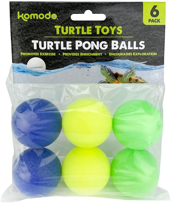 Ping Pong Ball Toy for Aquatic Turtles, Assorted Colors