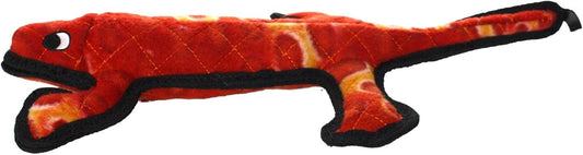 TUFFY - World's Tuffest Soft Dog Toy - Desert Lizard - Squeakers- Multiple Layers. Made Durable, Strong & Tough. Interactive Play (Tug, Toss & Fetch). Machine Washable & Floats