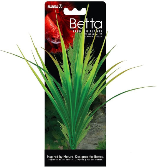 Fluval Betta Yellow Parrot Feather Plant, Plastic Plant Aquarium Decoration