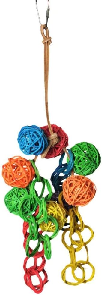 A&E Happy Beaks Medium Vine Foraging Balls- 12" x 4"