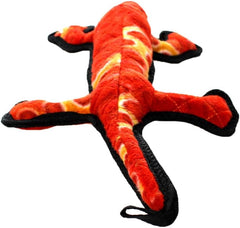 TUFFY - World's Tuffest Soft Dog Toy - Desert Lizard - Squeakers- Multiple Layers. Made Durable, Strong & Tough. Interactive Play (Tug, Toss & Fetch). Machine Washable & Floats