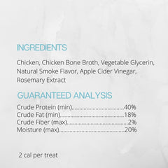 Farmland Traditions Tiny Loves Jerky Trainer Treats for Dogs w/Bone Broth (Chicken)