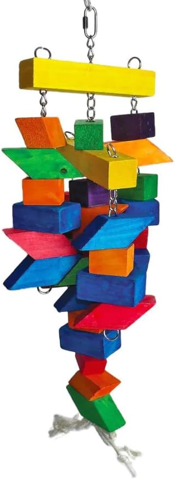 Parallelogram Large Wooden Bird Toy