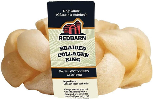 Redbarn, Collagen Braided Ring Dog Chew Treat, 1 Count