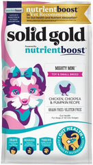Click to see full view       3+ Solid Gold Toy & Small Breed Dry Dog Food Small Bites – Real Chicken, Grain Free Gluten Free, High Fiber Healthy Kibble w/Probiotics for Gut Health & Digestion Support– All Ages – NutrientBoost™