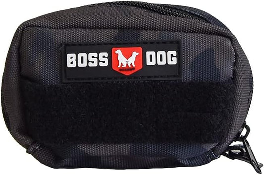Boss Dog Tactical Molle Bag, Black Camo