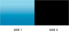Penn-PLAX Double-Back Roll-A-Scene Aquarium Background – Double Sided Roll – Midnight Sea (Black) / Caribbean Blue – 32” x 50’