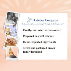 LAFEBER'S Tropical Fruit Gourmet Pellets Pet Bird Food, No Added Sugar, Made with Non-GMO and Human-Grade Ingredients, 1.25 lb