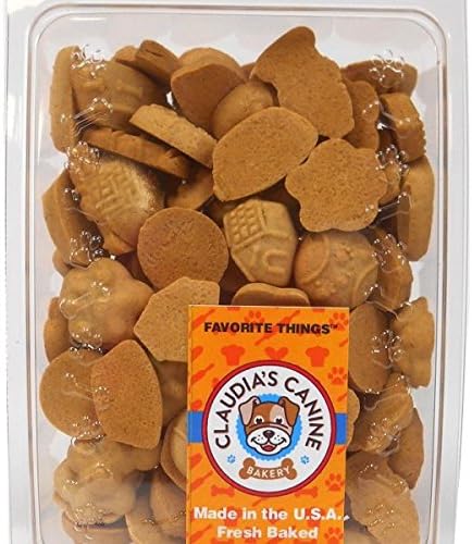 Claudia's Everyday Peanut Butter Cups w/ Yogurt Swirls and Paws Dog Treats 14 oz