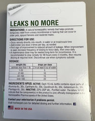 HomeoPet Leaks No More 15 ml