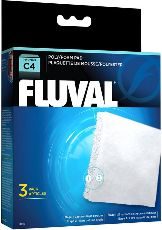 Fluval C4 Poly Foam Pad - 3-Pack