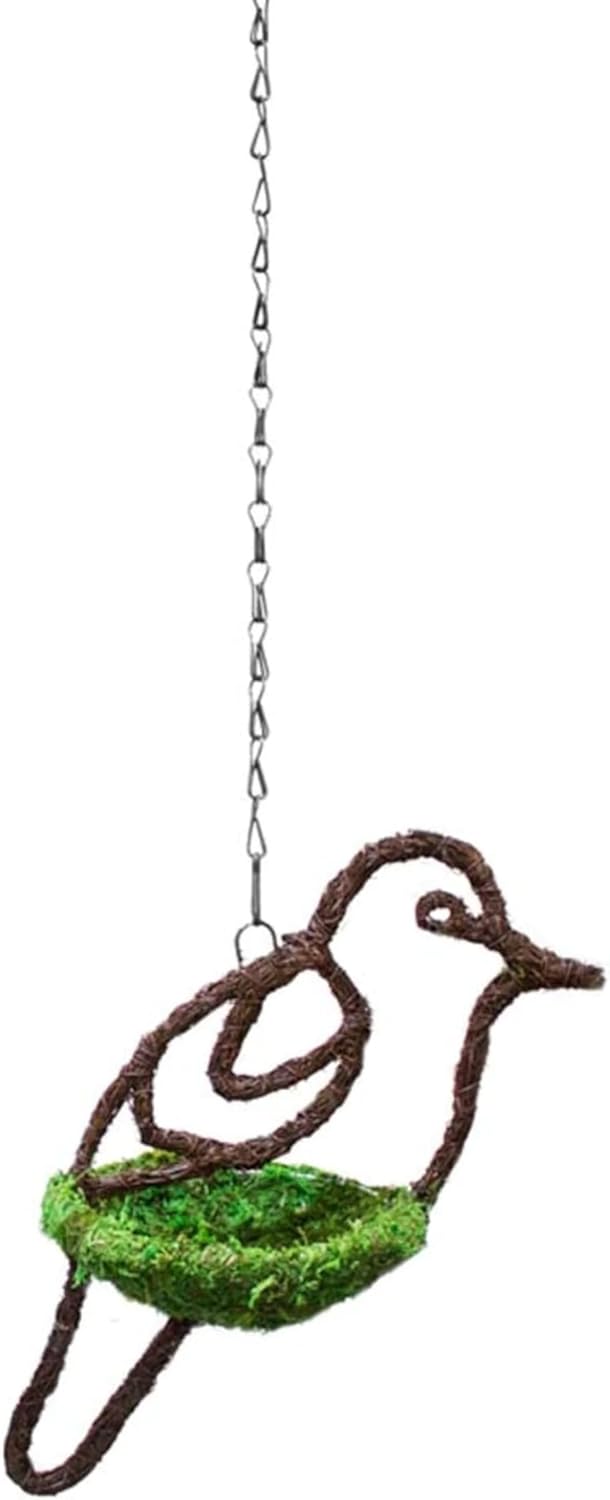 SuperMoss (56900) Woven Bird Feeder, 7", Dove