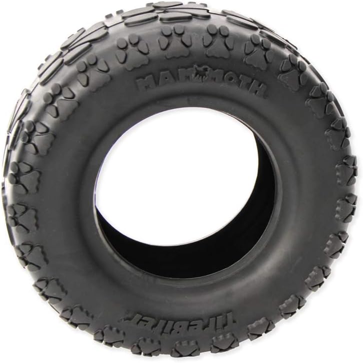 Mammoth TireBiterII – Natural Rubber Dog Toys for Extreme Chewers – Dog Toys for Extra Long Interactive Play – Aggressive Chewer Toys for Large - X-Large Dogs - X-Large 7”