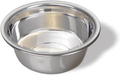 Van Ness Pets Small Lightweight Stainless Steel Dog Bowl, 16 OZ Food And Water Dish