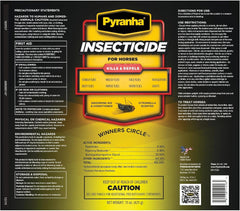 PYRANHA Insecticide Aerosol Fly Spray for Horses – 15 oz