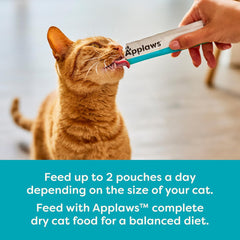 Applaws Lickable Cat Treats – Tuna Purée (60 x 0.5 oz Sachets)