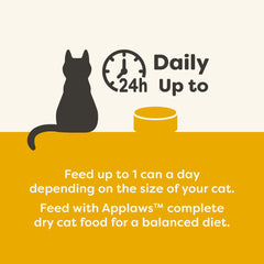 Applaws Natural Wet Cat Food – Chicken Breast with Pumpkin in Broth (24 x 5.5 oz Cans)