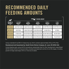 Purina Pro Plan Large Breed Puppy Chicken & Rice Dry Dog Food – 35 lb Bag