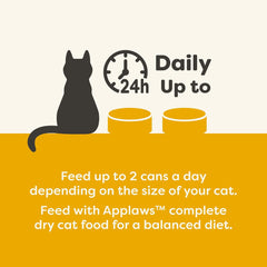 Applaws Natural Wet Kitten Food – Chicken Breast in Broth (24 x 2.47 oz Cans)