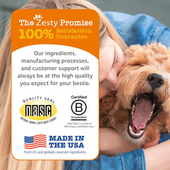 Zesty Paws Dental Bones - Fights Tartar & Plaque - Gum, Teeth & Bone Health - Cinnamon for Dog Breath - Immune, Joint, Gut, Skin & Coat Support - Omega 3 EPA & DHA and Calcium - Small Dogs - 28 ct