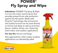 POWER® Fly Spray &amp; Wipe – Citronella Scented Insect Control