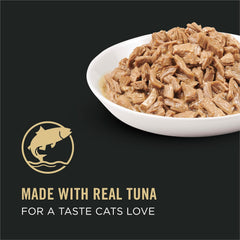 Purina Pro Plan Tuna Entree in Sauce Wet Cat Food  – 24 Pack 3 oz Pull-Top Cans
