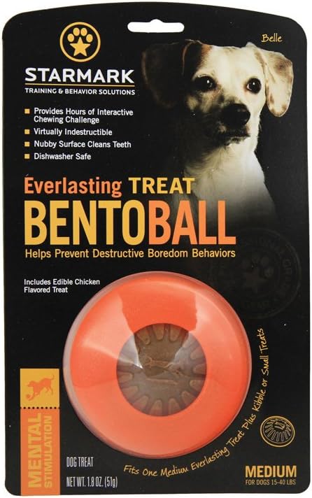 Starmark Everlasting Treat Bento Ball Tough Dog Chew Toy
