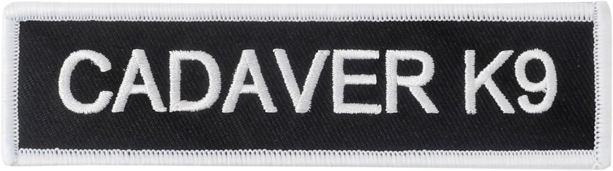 Boss Dog Tactical Hook-Backed Patch for Boss Boss Dog Tactical Harnesses, Cadaver K9