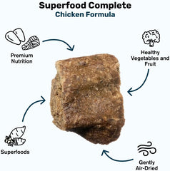 Badlands Ranch Superfood Complete, Air-Dried Adult Dog Food - High Protein, Zero Fillers, Superfood Nutrition by Katherine Heigl (11.5 oz., Premium Chicken)