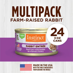 Instinct Flaked Entrée Wet Canned Cat Food - Rabbit
