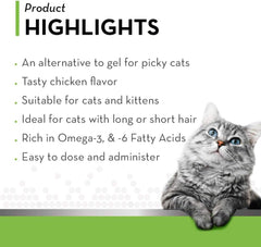 Tomlyn Natural Hairball Remedy Chews for Cats, (Laxatone) 60 Chews