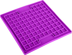 LickiMat Classic Playdate Slow Feeder for Dogs Lick Mat Boredom Anxiety Reducer Perfect for Food Treats Yogurt Liquid Food Peanut Butter Fun Alternative to a Slow Feed Dog Bowl, Purple