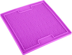 LickiMat Classic Soother Slow Feeder for Dogs Lick Mat Boredom Anxiety Reducer Perfect for Food Treats Yogurt Liquid Food Peanut Butter Fun Alternative to a Slow Feed Dog Bowl, Purple