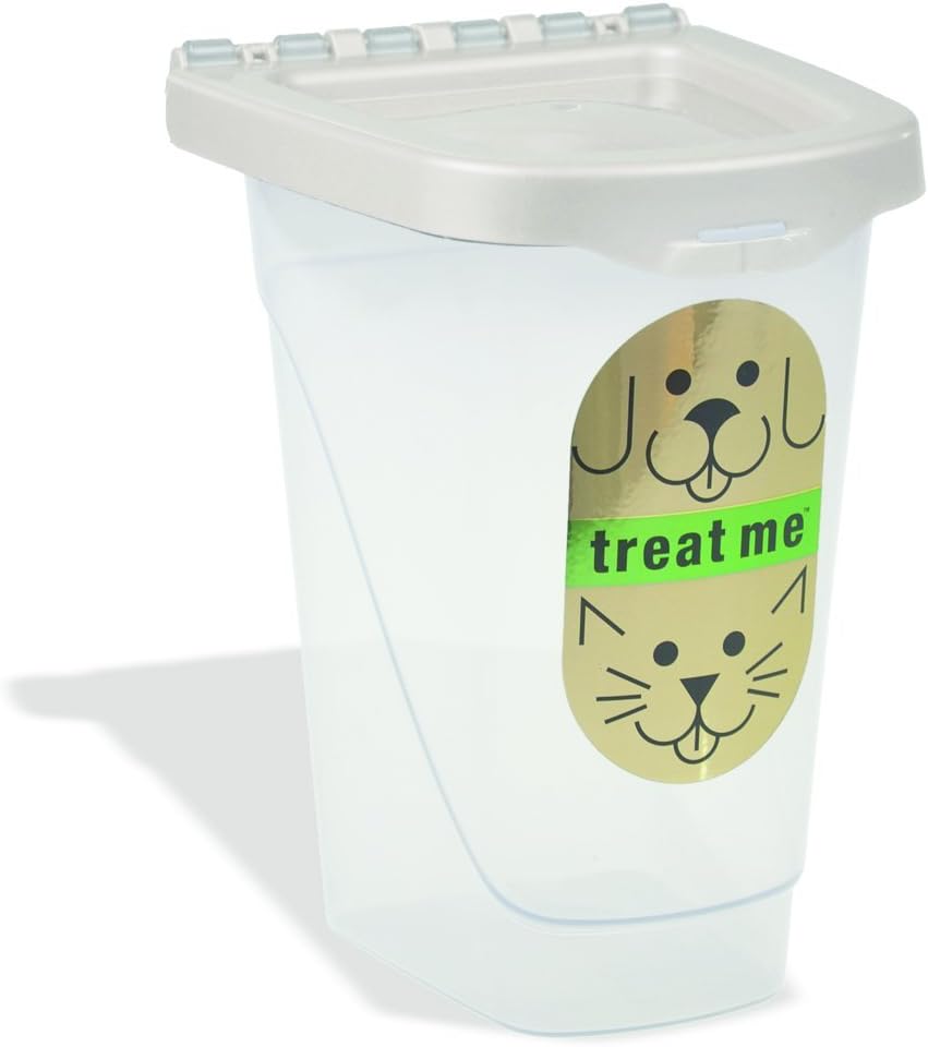 Van Ness Pets Airtight Dog Treat Container And Cat Food Storage, 2 Pound Capacity