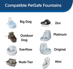 Drinkwell - PetSafe Drinkwell Replacement Carbon Filter, Dog and Cat Water Fountain Filters, pack of 3