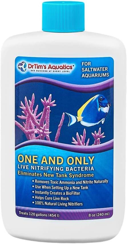 DrTim’s Aquatics Saltwater One & Only – Essential Marine Solution for Reef & Fish Tank Water Balance and Healthy, Stable Aquarium Environment