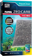 Fluval - Zeo-Carb for AC50 Power Filter, 3.2 oz / 90 g – Promotes Clear Water, Improves Fish Health, for Use in Freshwater & Saltwater Aquariums